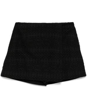 Elie Saab Macramé Shorts - Zwart