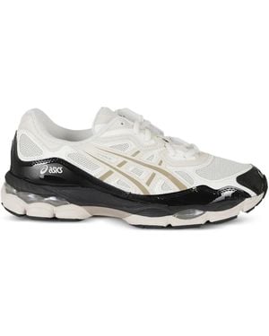 Asics Baskets Basses Gel Nyc À Empiècements En Résille - White