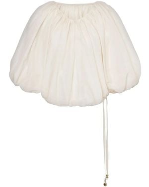 Philosophy Di Lorenzo Serafini Gathered Blouse - White