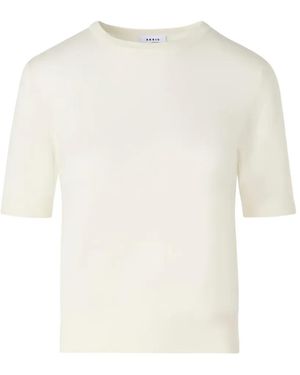 Akris Pull À Manches Courtes - White