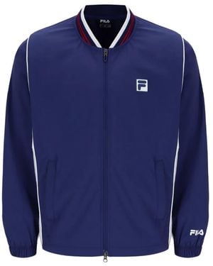 Fila Chaqueta Con Parche Del Logo - Azul