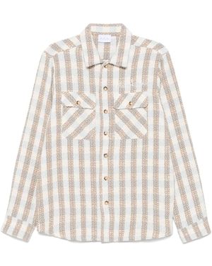 BLUE SKY INN Bouclé Long-Sleeve Shirt - Natural
