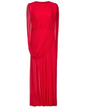 FFORME Kahlo Asymmetric Draped Flared Maxi Dress
