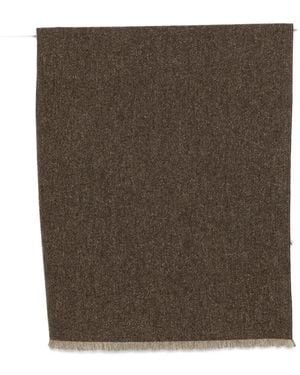 Brunello Cucinelli Fringed Shimmering Scarf - Brown