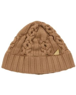 Max Mara Wool Hat - Brown