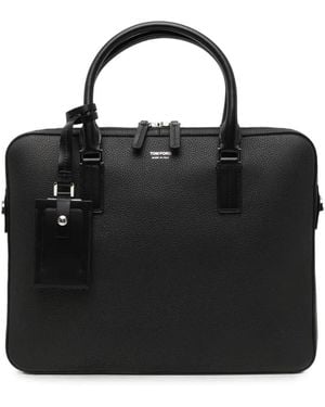 Tom Ford Elliot Briefcase - Black