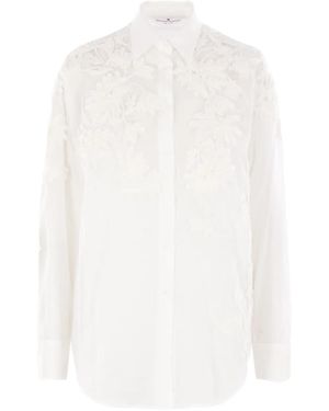 Ermanno Scervino フローラル シャツ - ホワイト