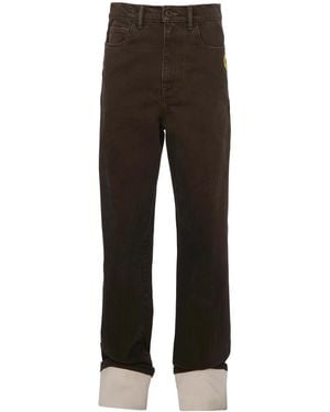 JW Anderson Jeans mit Umschlag - Schwarz