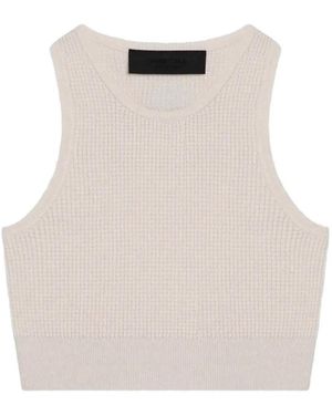 Fear Of God Débardeur Sporty En Maille Gaufrée - Natural