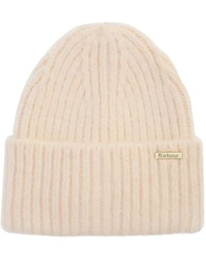 Barbour Meryl Beanie Hat - Natural