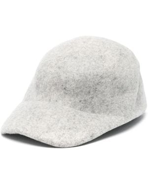 Bonsai Baseballkappe Mit Gebogenem Schirm - Weiß