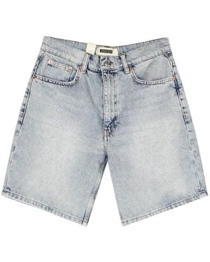 Woodbird Leroy Dawn Denim Shorts - Blue