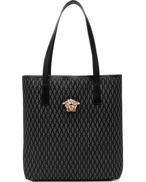 Versace La Medusa V Jacquarded Tote Bag - Noir