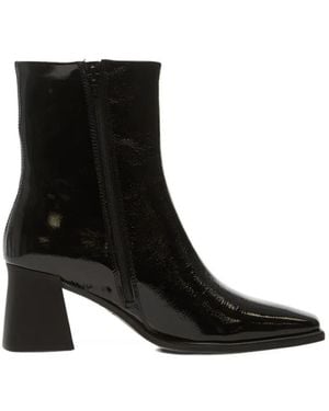 Vagabond Shoemakers Hedda Patent Ankle Boots - Black