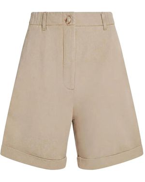 Tommy Hilfiger Pantalones Cortos Chinos Con Cinturilla Elástica - Blanco