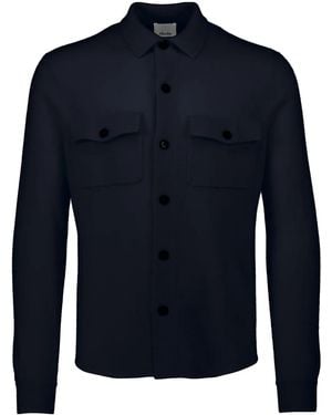 Allude ファインニット シャツ - ブルー