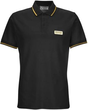 Versace Jeans Couture Polo Shirts - Black