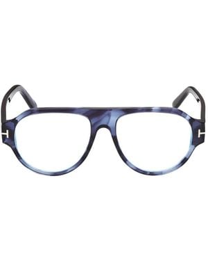 Tom Ford Pilotenbrille - Blau