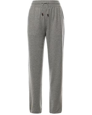 Loro Piana Drawstring Track Trousers - Grey