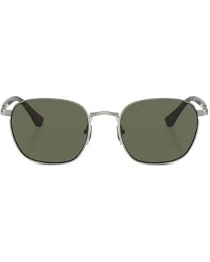 Persol Metal Round-Frame Sunglasses - Green