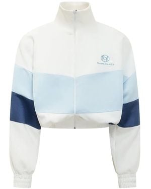Mom's Pants Logo-Detail Jacket - Blue