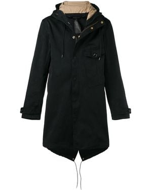 C.P. Company Hooded Parka Coat - Black