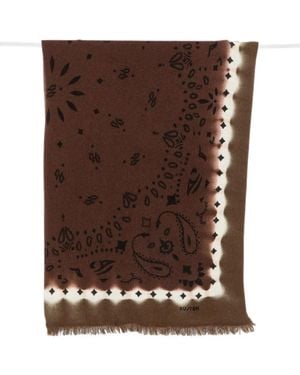 Kujten Fringed Scarf - Marrone