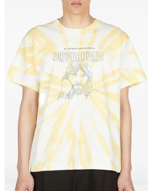 LIBERAIDERS Tie-Dye T-Shirt - Yellow