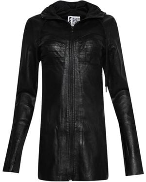 Natasha Zinko Leather Mini Dress - Black