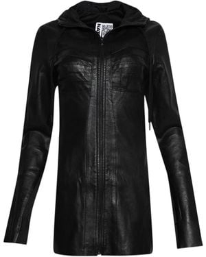 Natasha Zinko Leather Mini Dress - Black