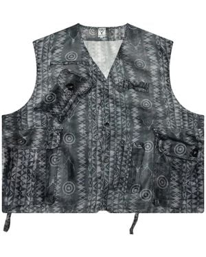 South2 West8 Bush Tenkara Mesh Vest - Grey