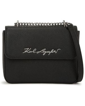 Karl Lagerfeld K/Pebble Shoulder Bag - Black