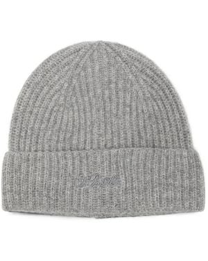 MC2 Saint Barth Wengen Cashmere Beanie Hat - Grey