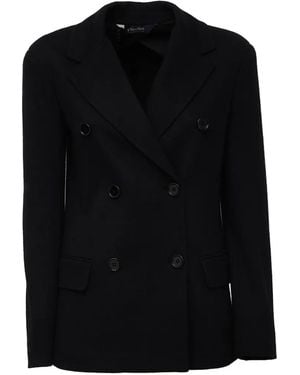 Max Mara Gloria Double-Breasted Blazer - Black