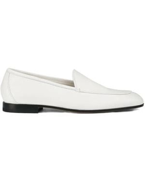 Doucal's Leather Loafers - White