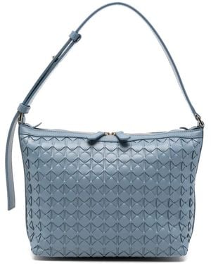 Serapian Small Ani Mosaico Shoulder Bag - Blue