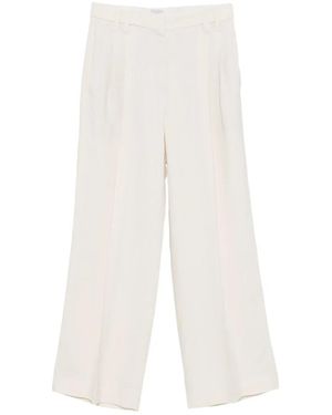 Brunello Cucinelli Pleated Pants - White