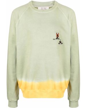 Federico Curradi Logo Tie-Dye Sweatshirt - Yellow