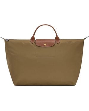 Longchamp Bolso De Viaje Le Pliage Original L - Marrón