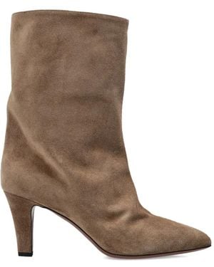 Paris Texas Pointed Heeled Pumps - Marrone