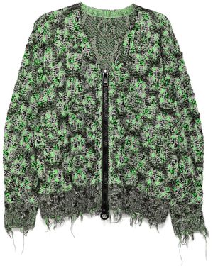 JNBY Pattern-Printed Cardigan - Green