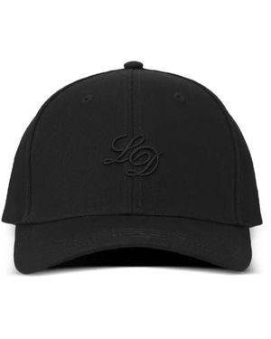 Les Deux Logo-Embroidered Baseball Cap - Black