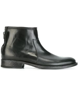 HTC Round Toe Boots - Zwart