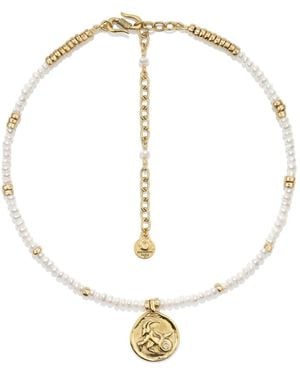 Goossens Collana Astro Capricorn Pearls - Bianco