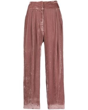Fabiana Filippi Viscose Trousers - Red
