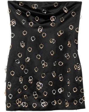 Cynthia Rowley Acquire A Ring Mini Dress - Black