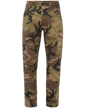 Philipp Plein Camoflage Cargo Pants - Natural