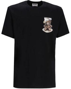 Moschino Crewneck Printed T-Shirt - Black