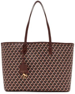 Tammy & Benjamin Monogram Tote Bag - Brown