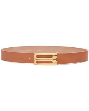Victoria Beckham ジャンボ フレーム ベルト - ブラウン